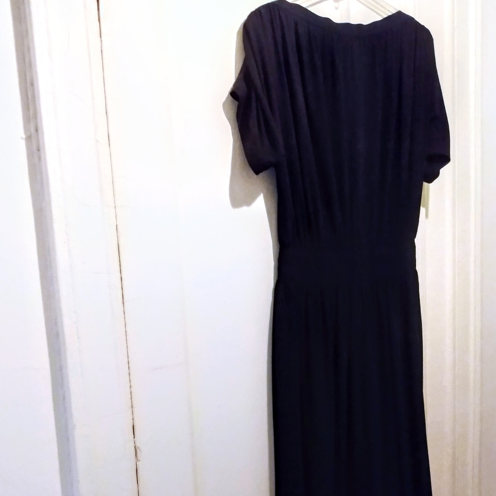 Maggie London Sheer Black Dress Long size 6 - Picture 3 of 10